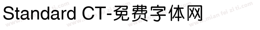 Standard CT字体转换